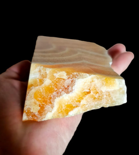 Orange Calcite Slice